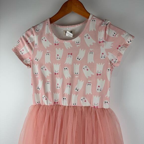 Taylor Joelle Pink Girly Ghosts Tutu Tulle Twirl Dress ~ 12 - Picture 2 of 12